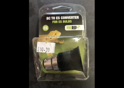 BC to ES Converter for ES Bulbs