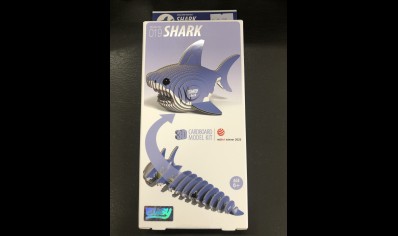  Eugy: 3D Cardboard Model Kit Shark (6yrs plus)