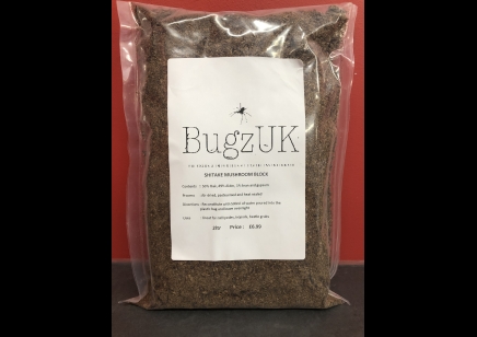 Shitake Mushroom Wood Pulp Bags - 2ltr Dried, Equivalent To 0.8 Hydrated Blocks (available Outside The Uk)