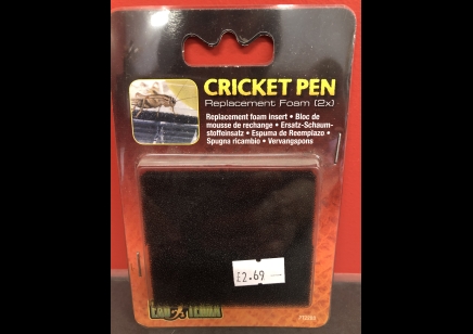 Cricket Habitat :exo Terra Cricket Pen Replacement Sponge