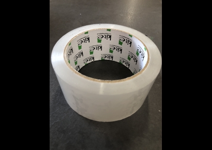 clear packing tape per 50mm  wide roll