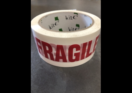 fragile marked packing tape 50mm