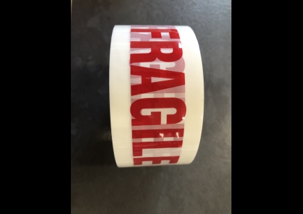 fragile marked packing tape 50mm