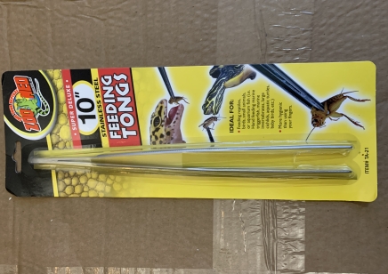 Zoo med stainless steel feeding tongs 10 inch