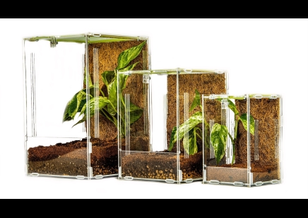 Acrylic ventilated tall arboreal viv 10 x 10 x 15cm ...small