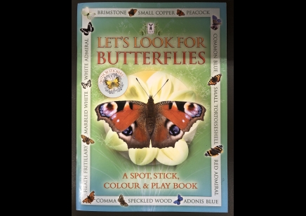 Childrens; Let's Look for Butterflies- Spot, Stick, Colour & Play book