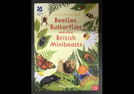 Childrens: Sticker book -Beetles, Butterflies and other British Minibeasts