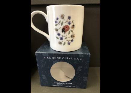 Homeware: Toasted Crumpet fine bone china Mug Ladybird ( WAS £11.75 )