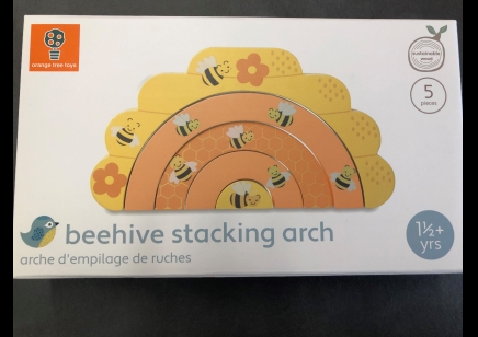Orange Tree Toys Beehive Stacking Arch (1.5 yrs plus) Now 20% Off was £14.50
