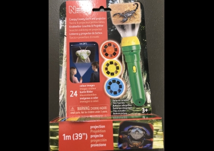 Brainstorm Natural History Museum Creepy Crawly Torch & Projector (3yrs Plus)