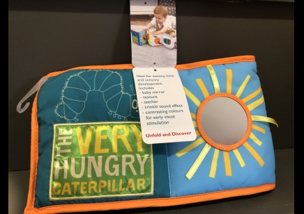 World of Eric Carle: Very hungry caterpillar folded soft book (from birth)