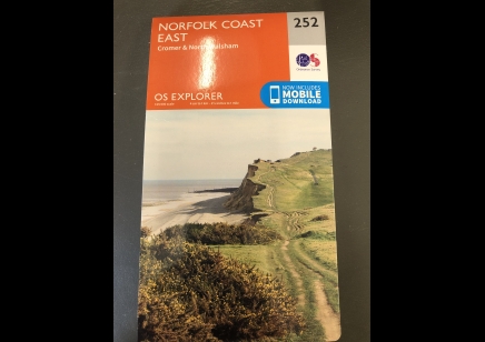 OS Explorer map: Norfolk Coast East-Cromer & North Walsham