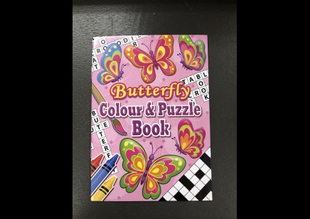 Butterfly Colour & Puzzle Book-Party Bag Size (3yrs plus)
