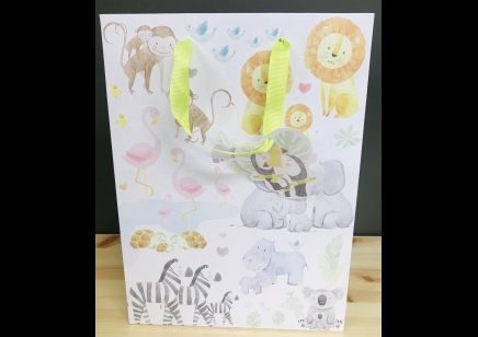 Gift Bag: Baby Jungle Large Gift Bag- 20% Off was £3.25