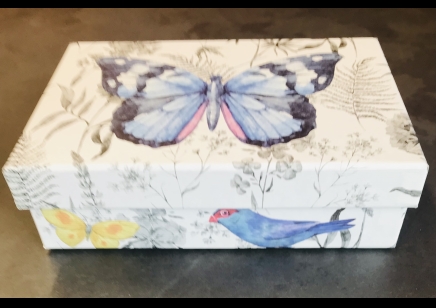 Gift Box -Size 1- Bird & Butterfly - 20% Off was £ 2.95