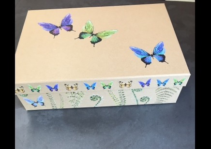 Gift Box- Size 7- Blue, Green & Purple - 20% Off was £8.95