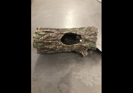 Dark Wood Log Hide