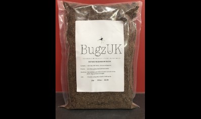 Shitake Mushroom Wood Pulp Bags - 2ltr Dried, Equivalent To 0.8 Hydrated Blocks 