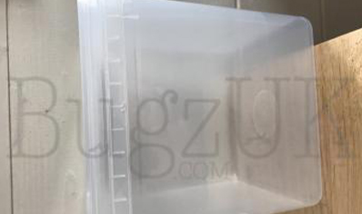 Plastic Clear Square Tub