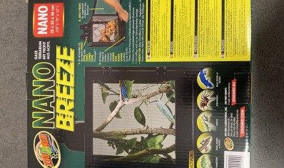 Vivarium :nano Breeze Open Air Aluminium Screen Cage ...1 left