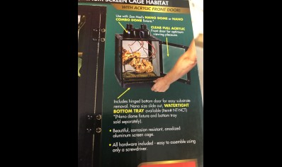 Vivarium :nano Breeze Open Air Aluminium Screen Cage