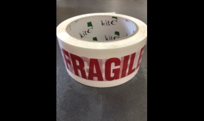 fragile marked packing tape 50mm