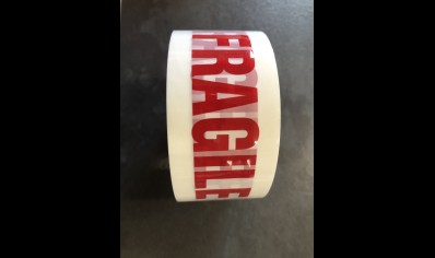 fragile marked packing tape 50mm