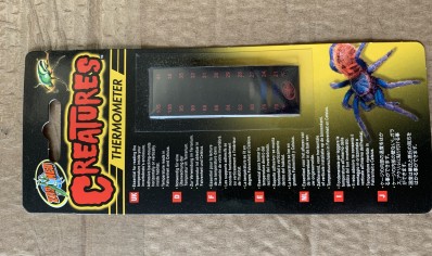 zoo med creatures liquid crystal thermometer....