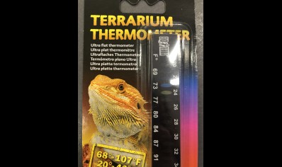 Exo terra liquid crystal terrarium thermometer strip