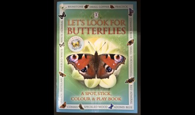 Childrens; Let's Look for Butterflies- Spot, Stick, Colour & Play book