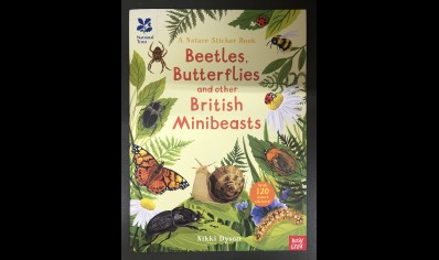Childrens: Sticker book -Beetles, Butterflies and other British Minibeasts