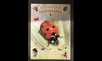 Childrens: LET'S LOOK FOR MINIBEASTS- Spot & Learn Stick & Play Book