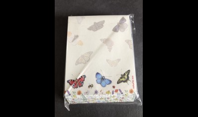 Stationary: Emma Ball slanted butterfly note block