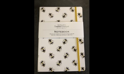 Stationary: Toasted Crumpet A5 Notebook Bee