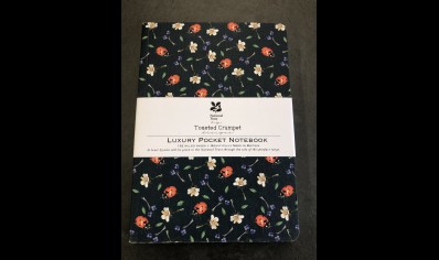 Stationary: Toasted Crumpet luxury pocket Notebook Ladybird