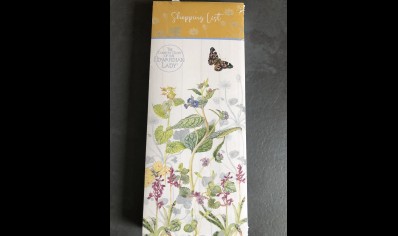 Stationary: Gifted magnetic shopping list pad Catkin Grove B