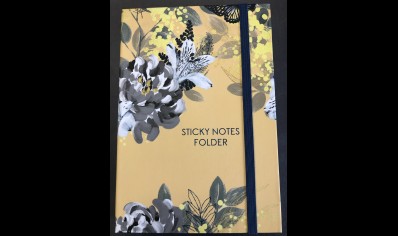 Stationary: Gifted Sticky Notes Folder Bee Wild