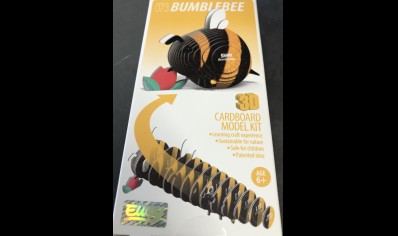 Eugy: 3D Cardboard Model Kit Bumblebee (6yrs plus)