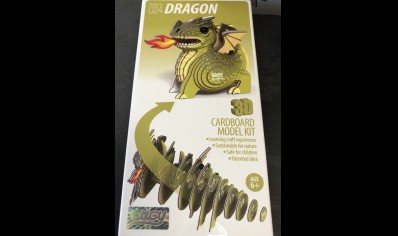 Eugy: 3D Cardboard Model Kit Dragon (6yrs plus)