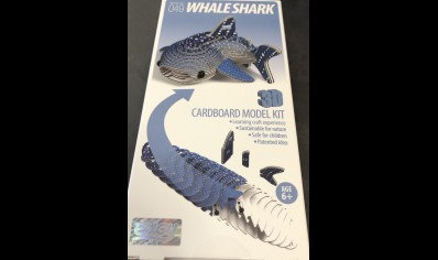 Eugy: 3D Cardboard Model Kit Whale Shark (6yrs plus)