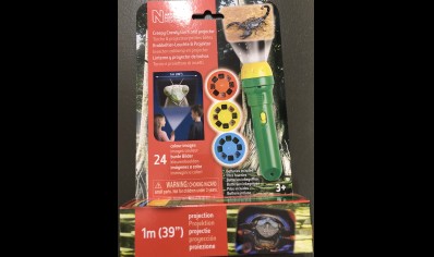 Brainstorm Natural History Museum Creepy Crawly Torch & Projector (3yrs Plus)