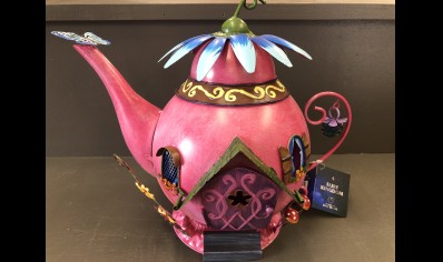 Fairy Kingdom: Pink Teapot House 23cm