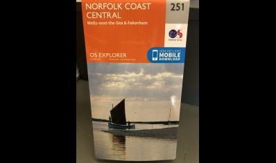 OS Explorer map: Norfolk Coast Central-Wells next the Sea & Fakenham