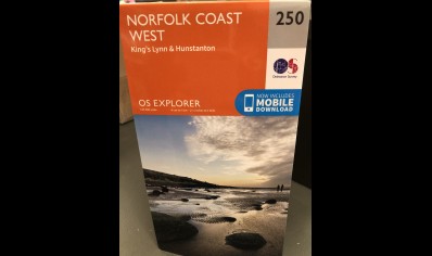 OS Explorer map: Norfolk Coast West-Kings Lynn & Hunstanton