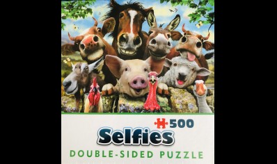 Cheatwell: Selfies-double sided Puzzle 500 piece-Farm