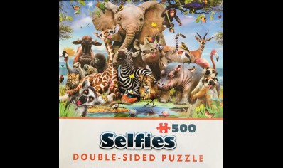 Cheatwell: Selfies-double sided Puzzle 500 piece-Wild
