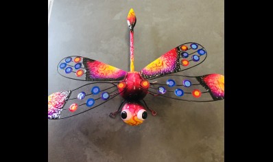 Sunlover: Painted Dragonfly 50CM Pink-Yellow