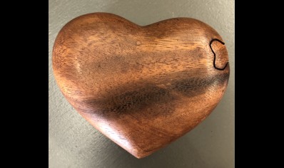Sunlover: Wooden Puzzle Box  Heart 10 X 8CM