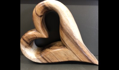 Sunlover: Wooden Heart Decoration