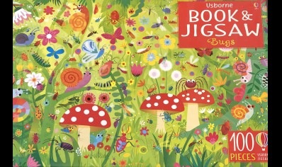 Book and Jigsaw Bugs- Usborne Game